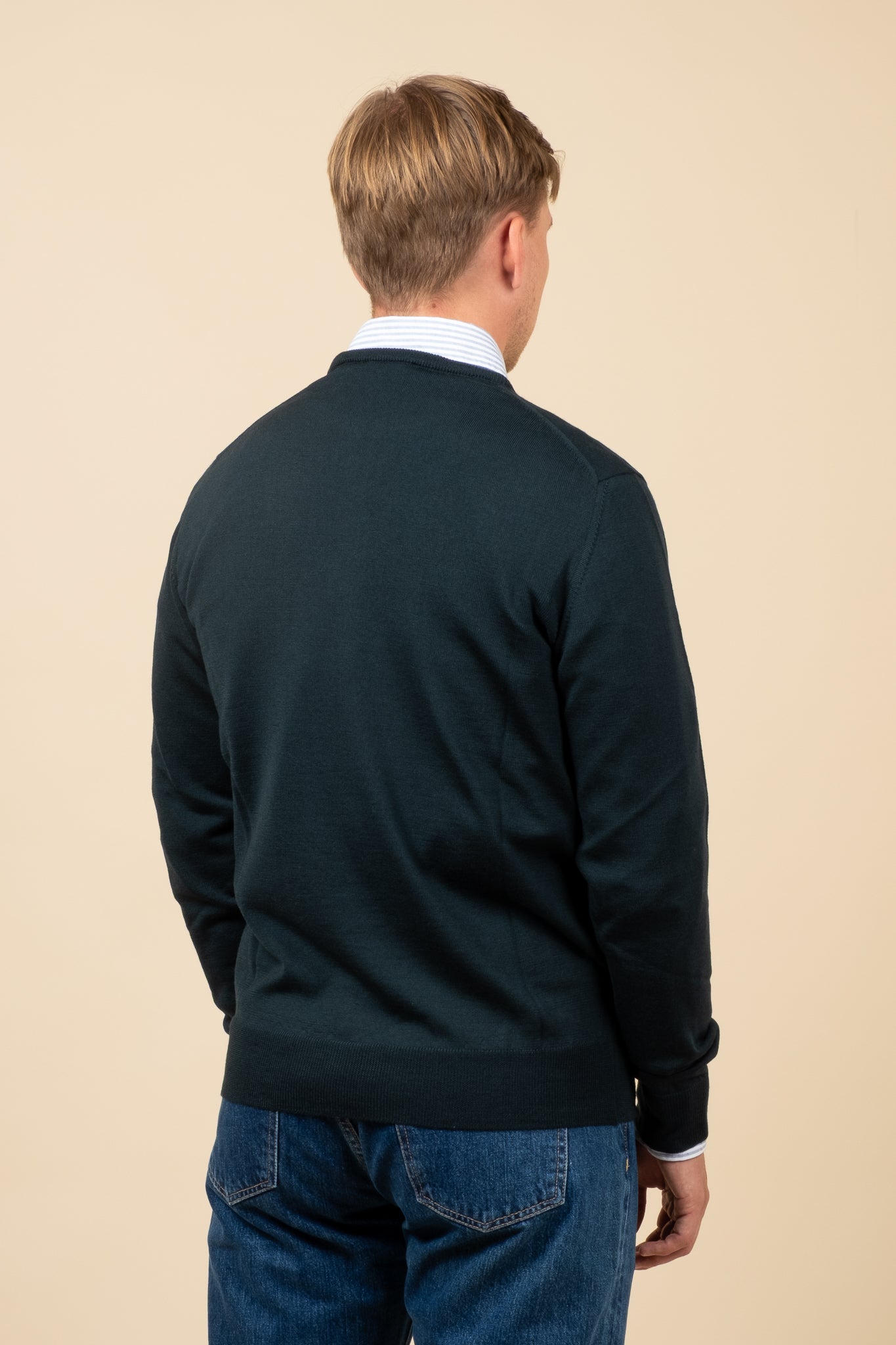 Merino Crewneck - Bottle Green