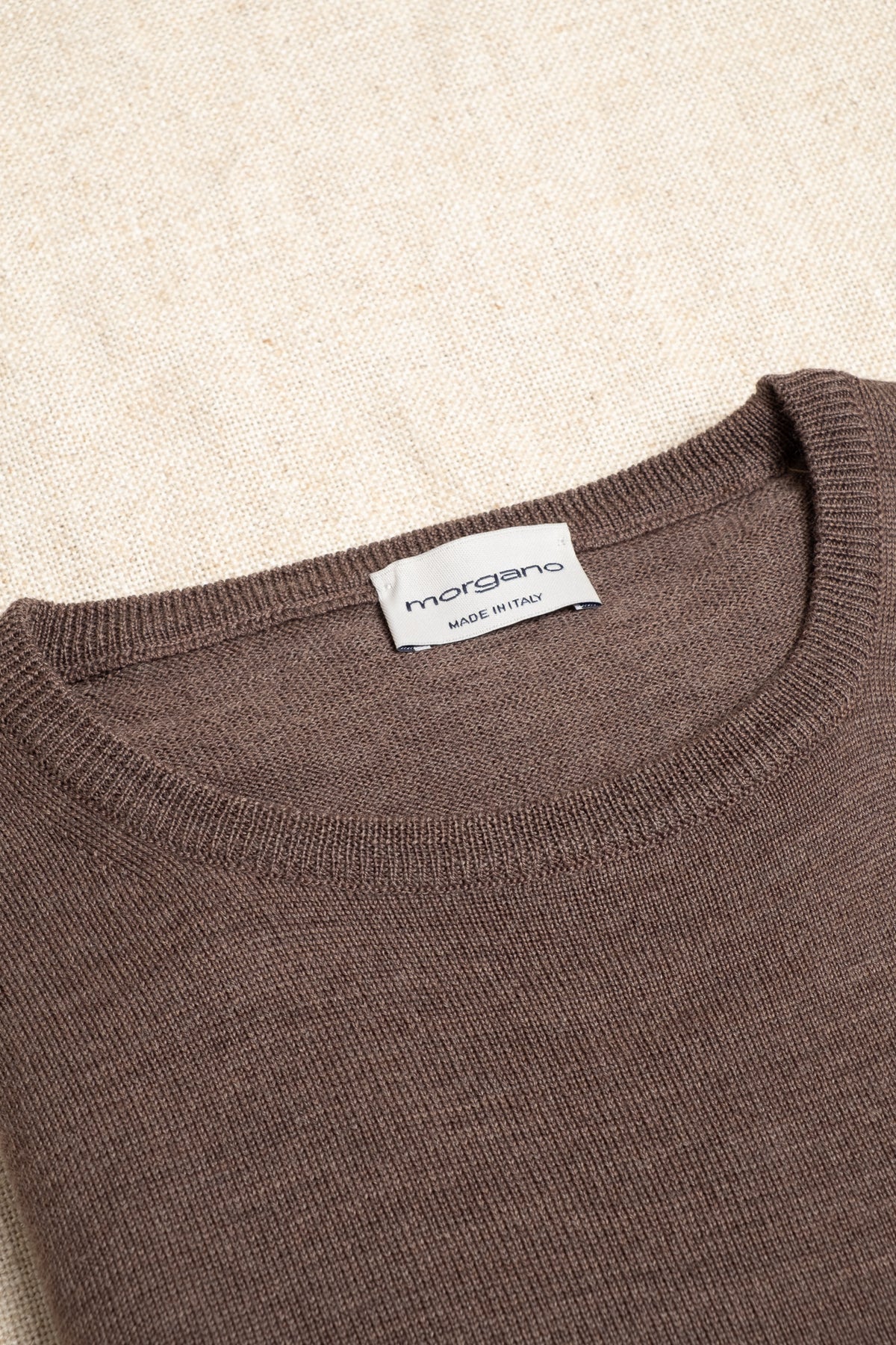 Merino Crewneck - Chestnut