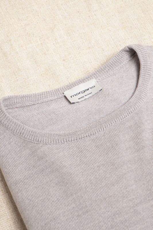 Merino Crewneck - Light Grey