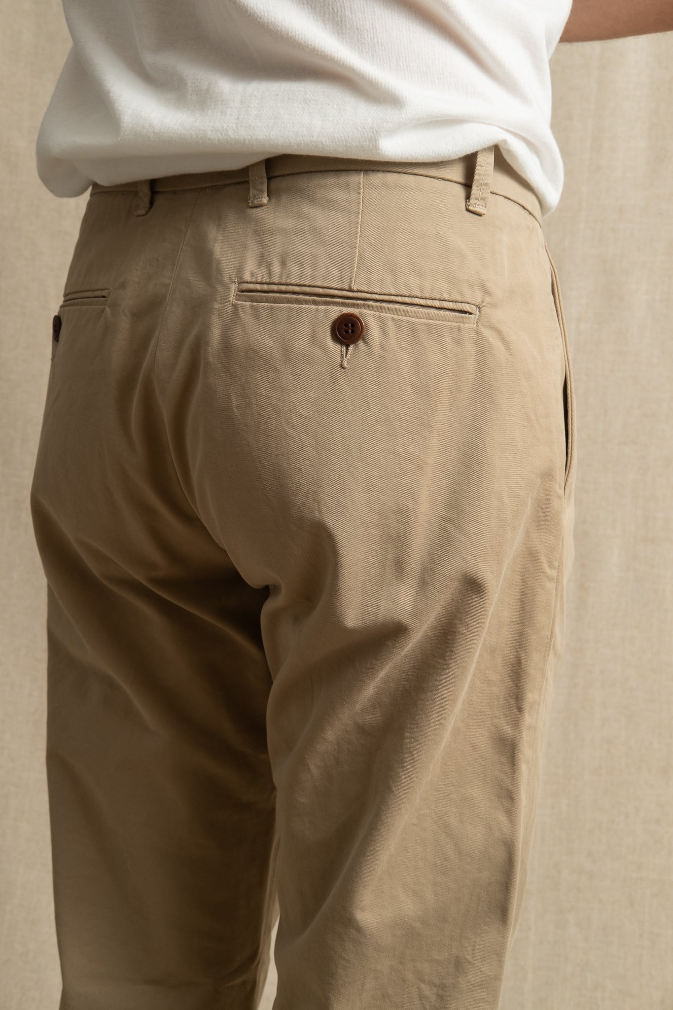 Officer Pants Double Twisted Twill - Beige