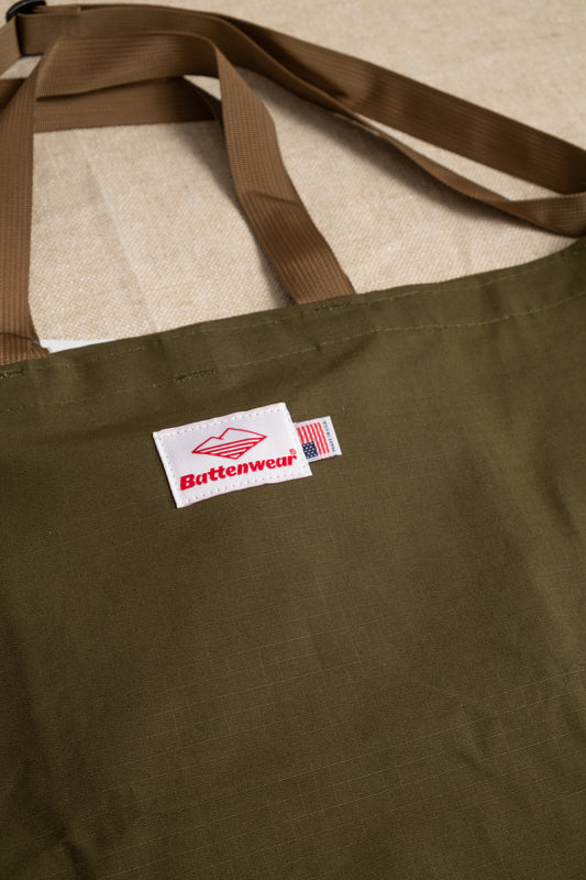 Packable Tote Cotton Ripstop - Olive
