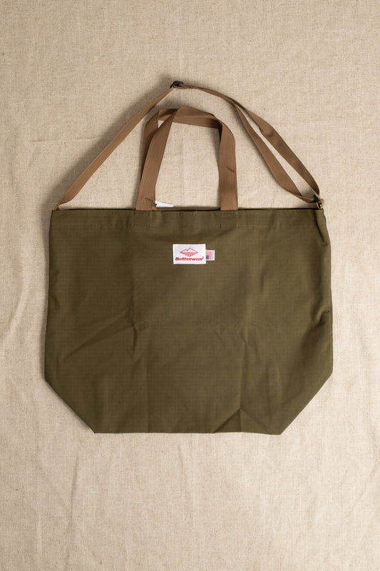 Packable Tote Cotton Ripstop - Olive