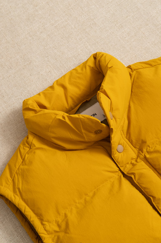 Pathhead Recycled Nylon Puffer Vest - Yellow