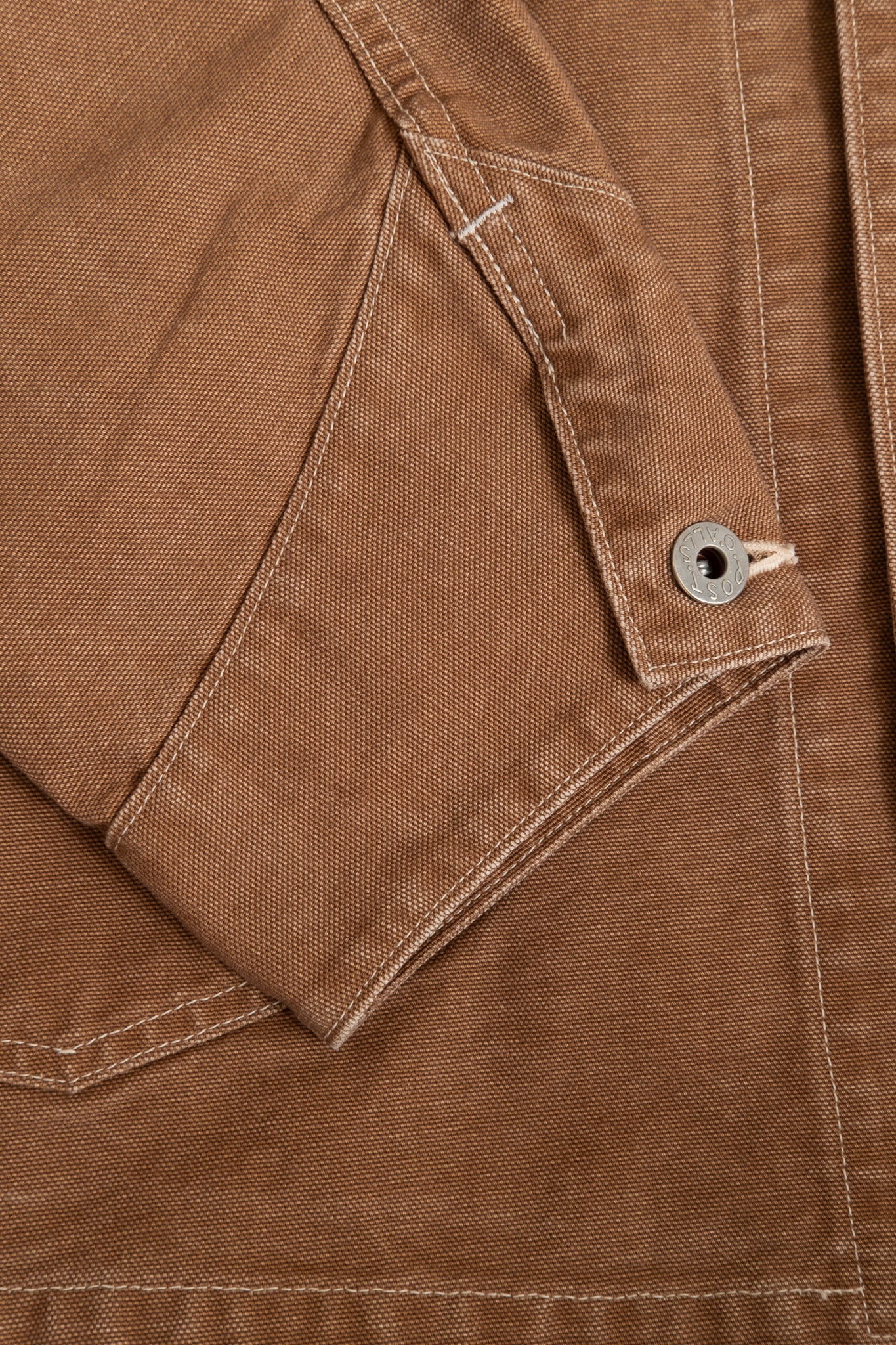 Post.46 Jacket Pigment Dyed Canvas - Washed Brown