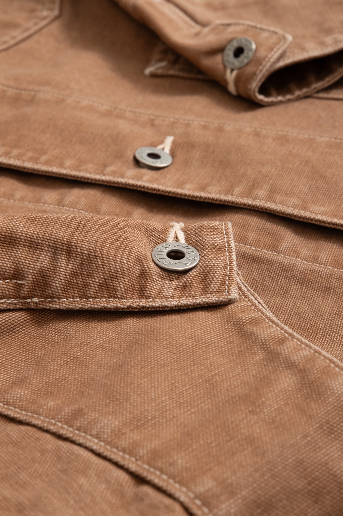 Post.46 Jacket Pigment Dyed Canvas - Washed Brown