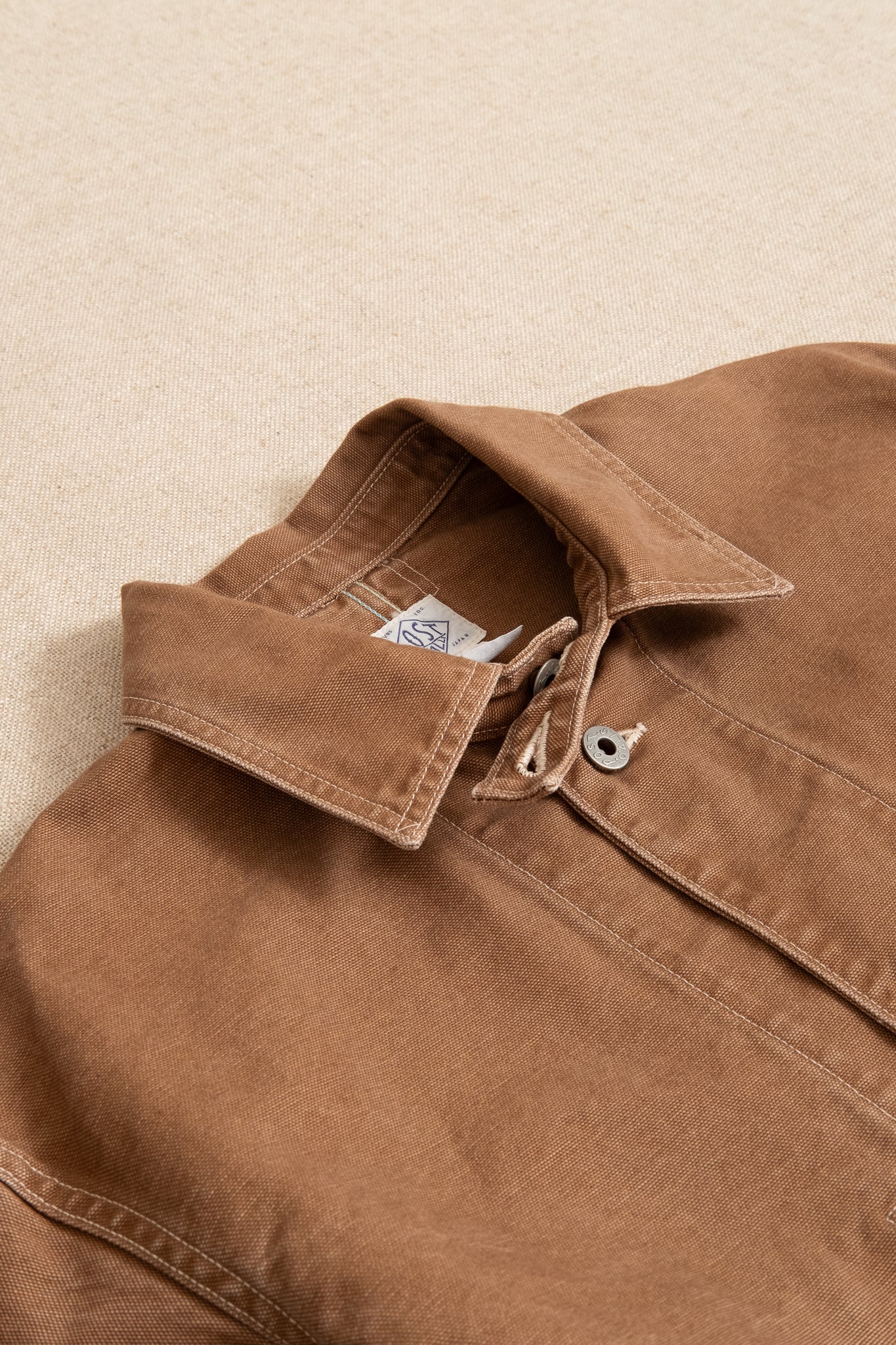 Post.46 Jacket Pigment Dyed Canvas - Washed Brown
