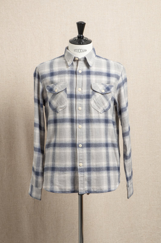 Postman Shirt Japanese Plaid - Blue