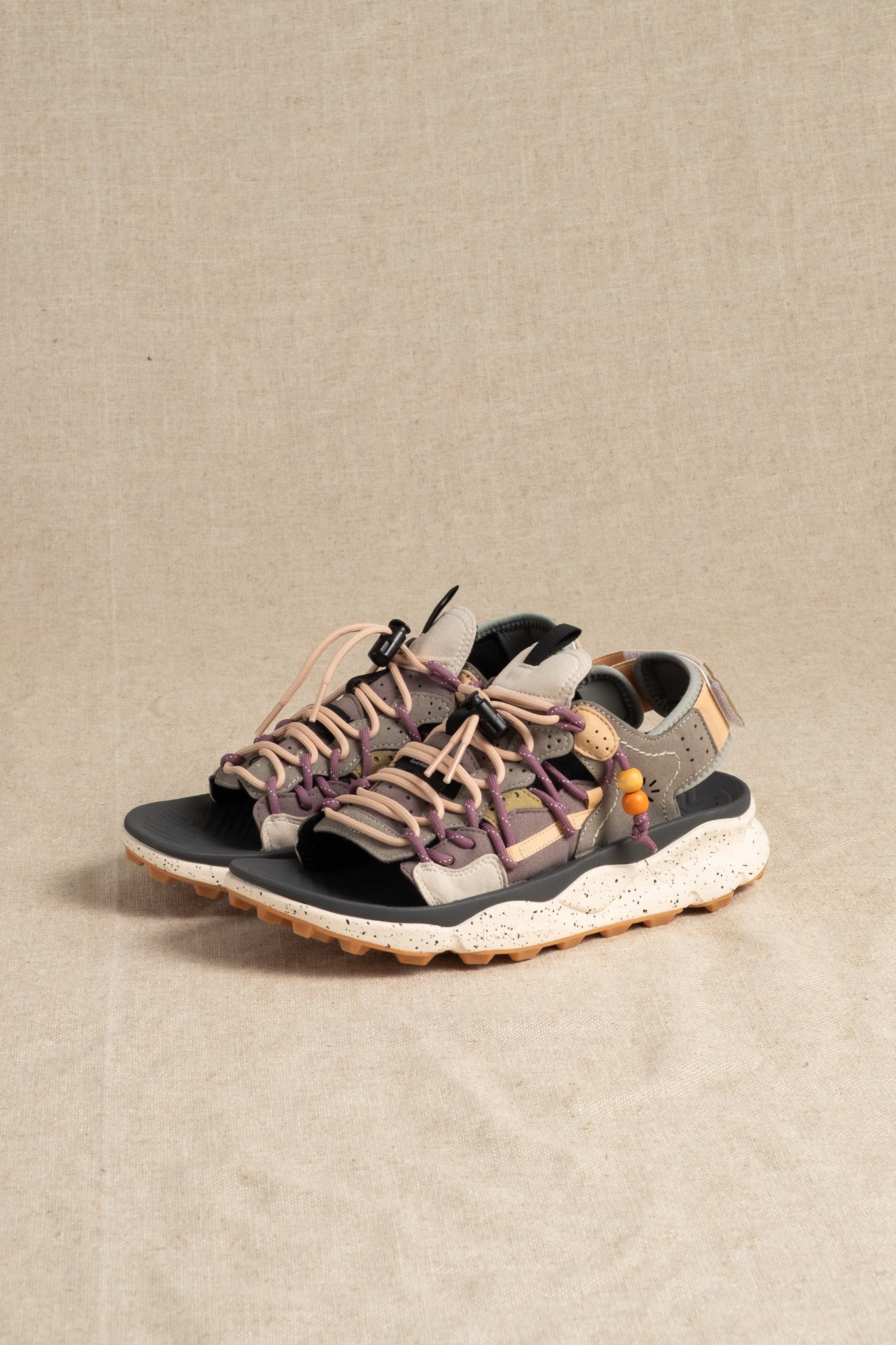 Flower Mountain Puma Punku - Taupe x Multi – Circle of Friends Shop