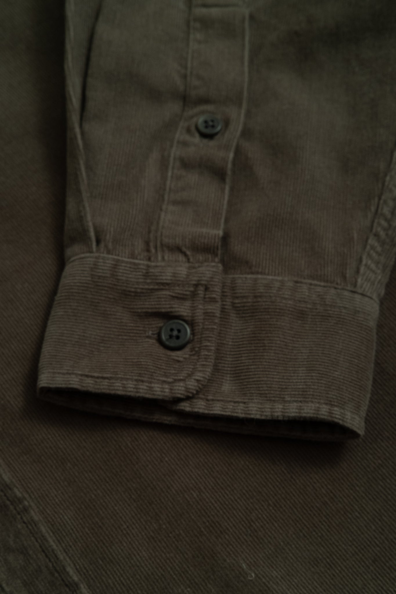 Raeburn 21 Wale Cord Button Down - Olive