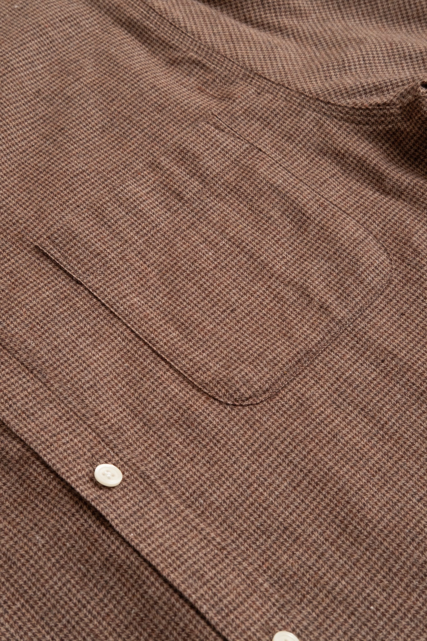Raeburn Houndstooth Button Down - Taupe