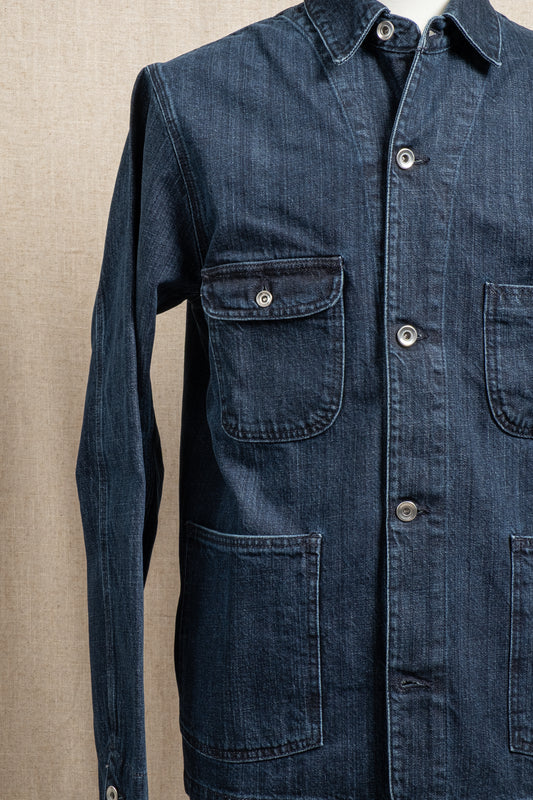 Railway Jacket 12.5oz Slub RG Cotton - Dark Stone