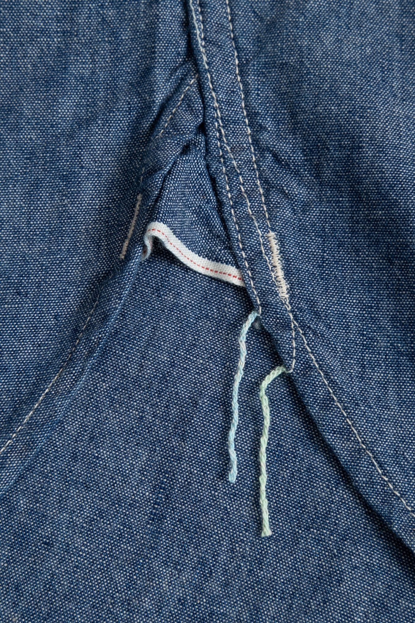 St.Louis Chambray Pocket Shirt - Indigo