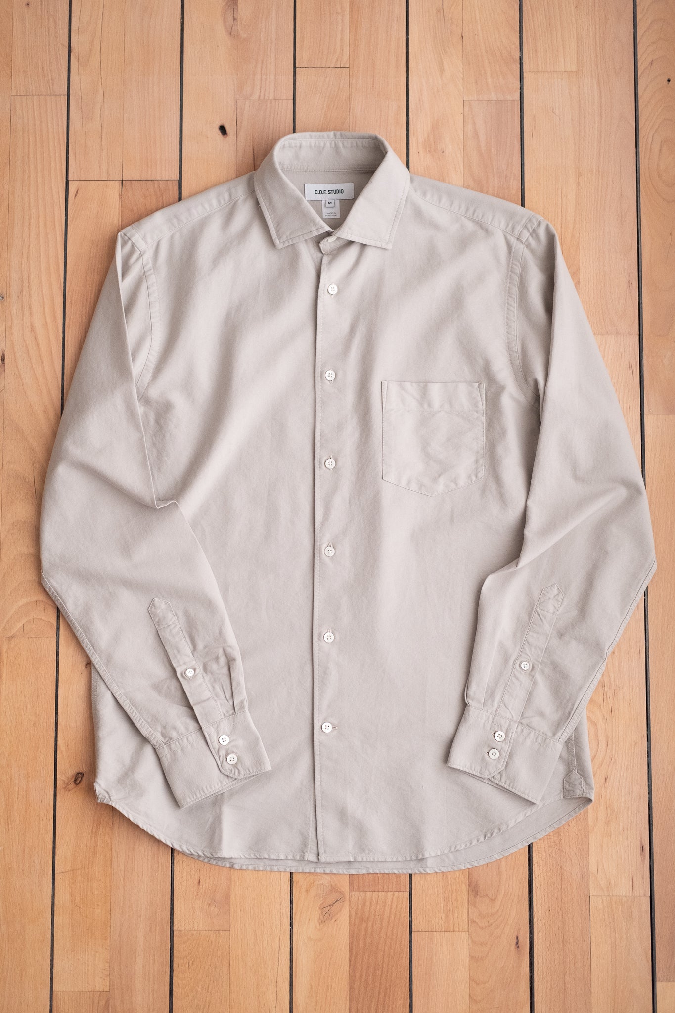 Standard Shirt Garment Dyed Oxford - Taupe