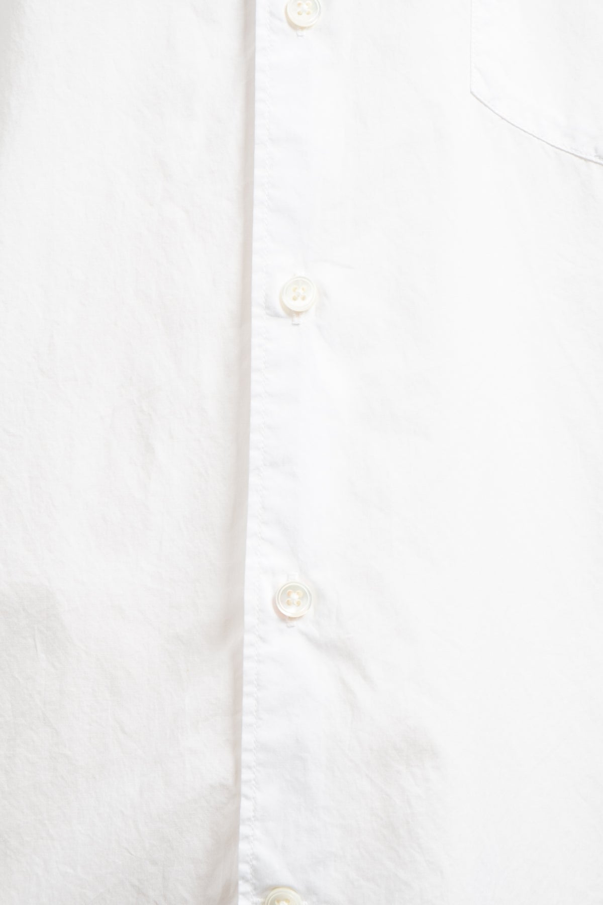 Standard Shirt Solid Poplin - White