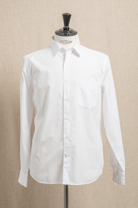 Standard Shirt Solid Poplin - White