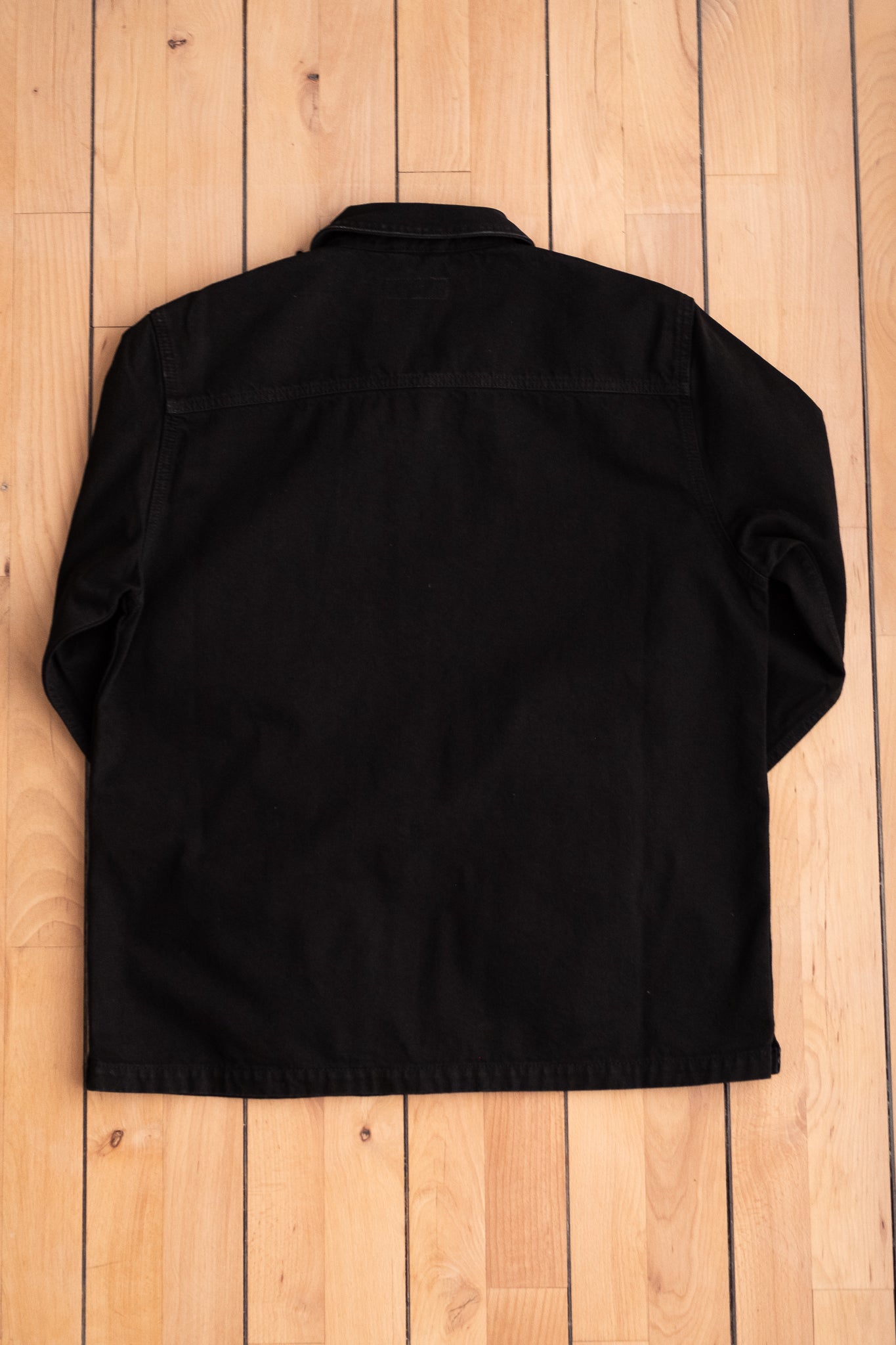 Trucker Shirt 11oz Black Denim - Rinsed