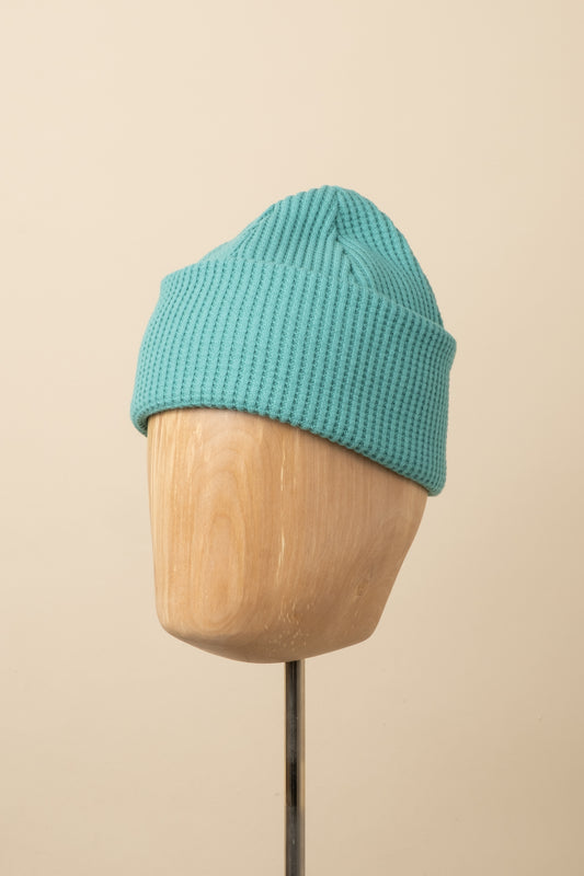 Waffle Knit Cap - Emerald