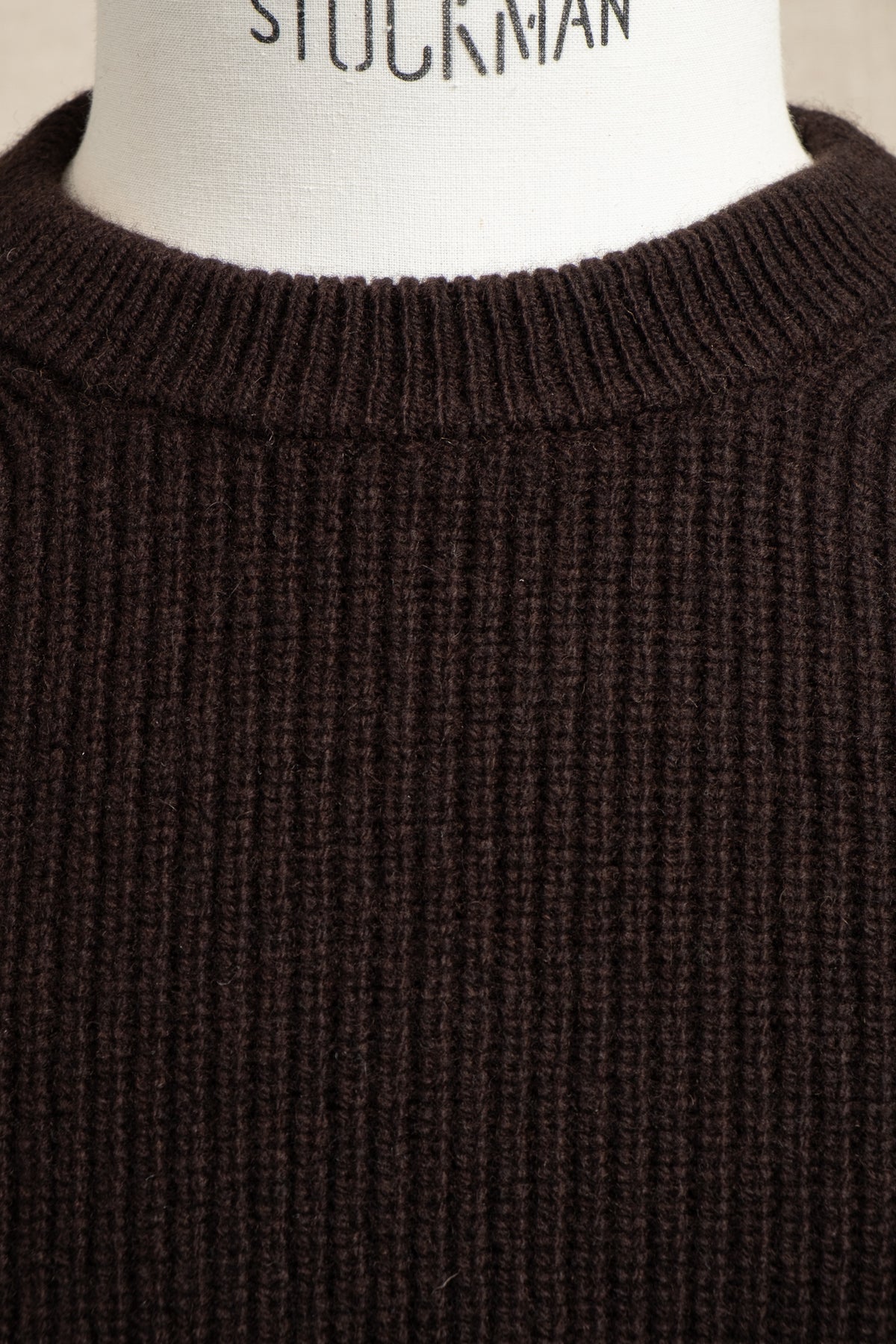 Merino x Cashmere Crewneck Sweater - Espresso