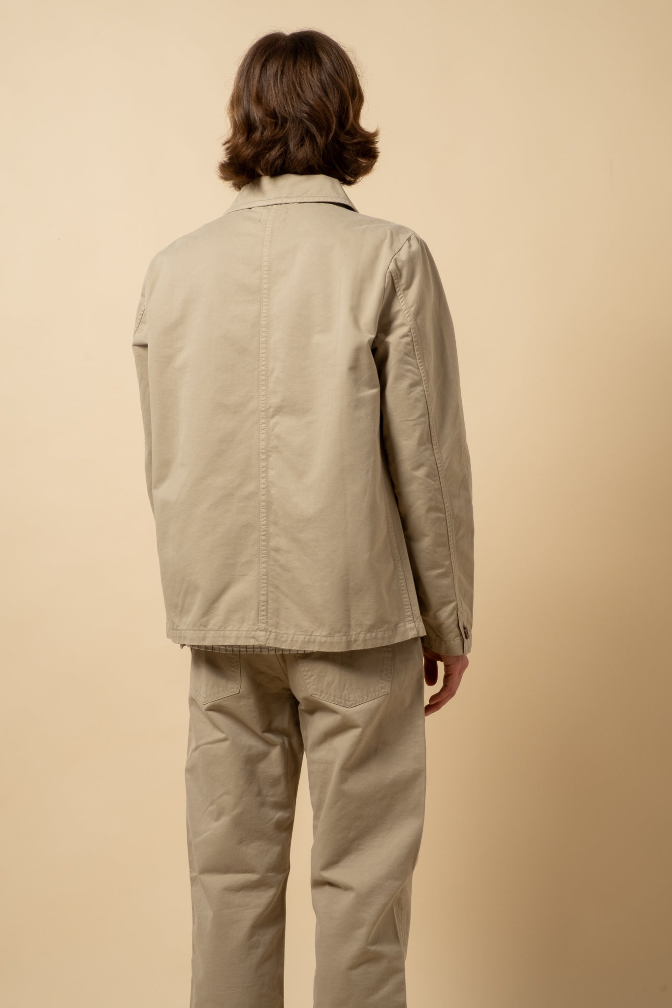 Worker Jacket Double Twisted Twill - Sand