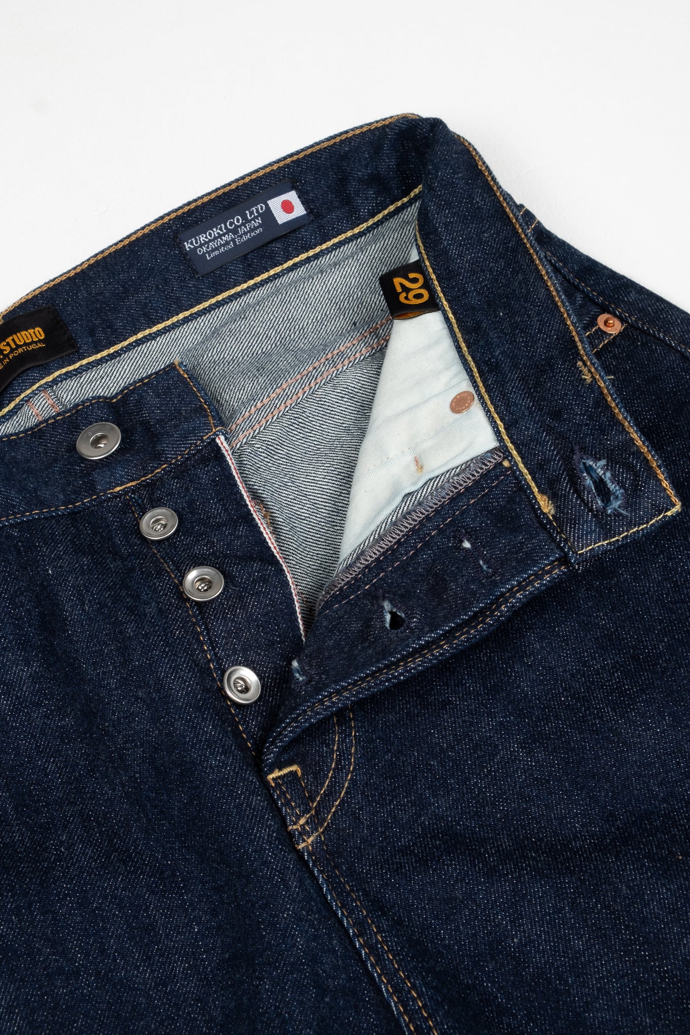 M5 13oz Kuroki Selvedge - Rinsed