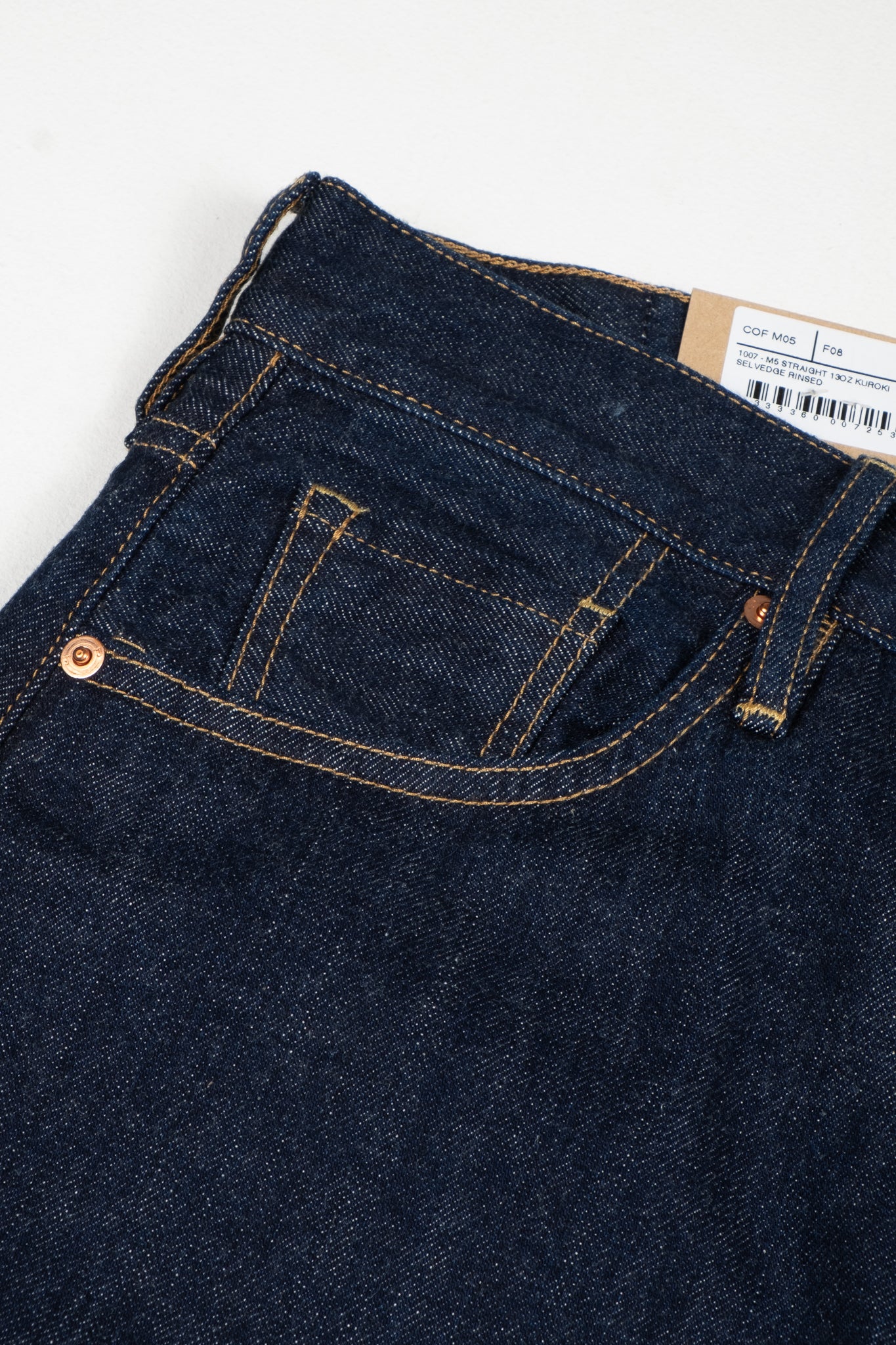 M5 13oz Kuroki Selvedge - Rinsed