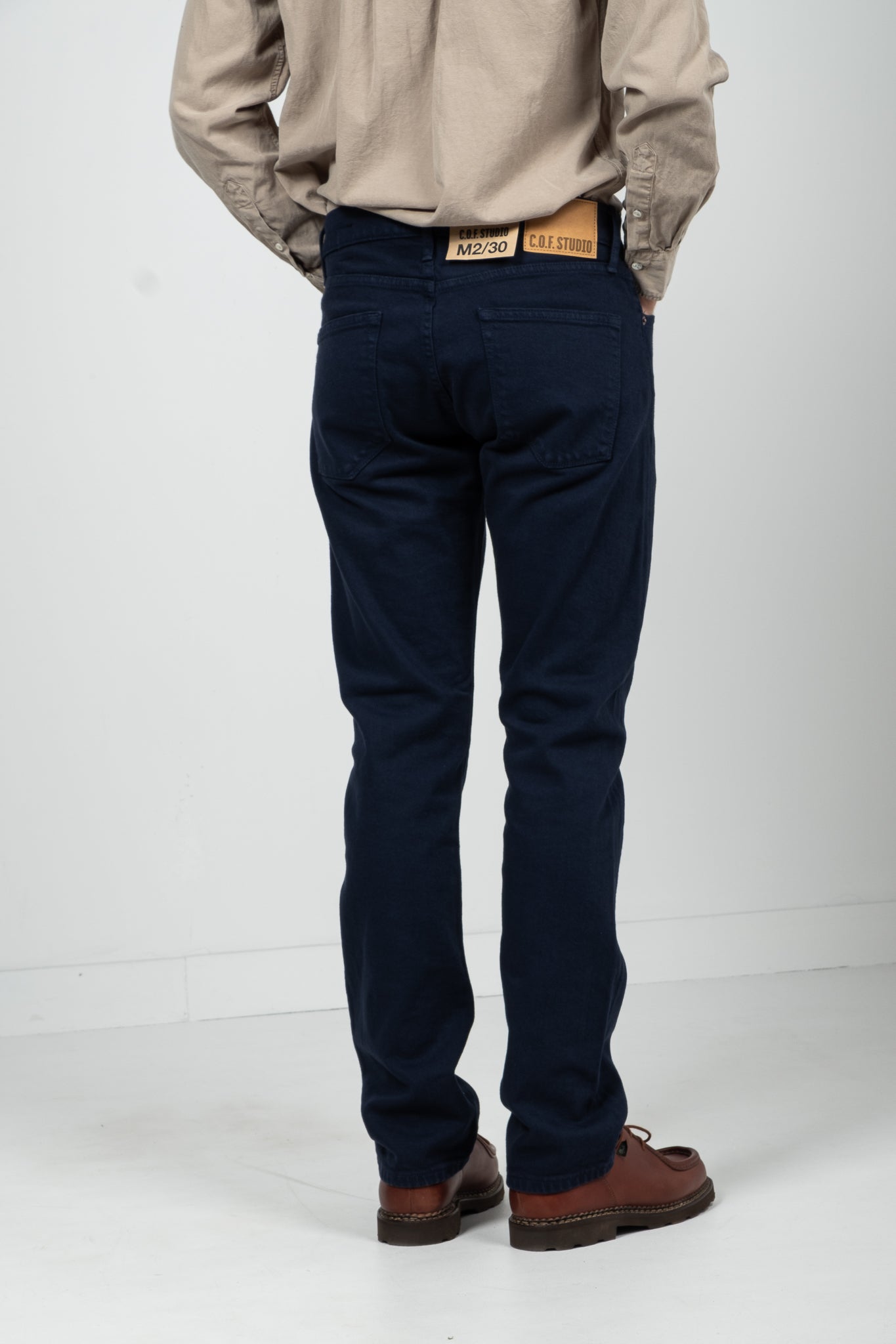 M2 Comfort Organic Ecru - Navy