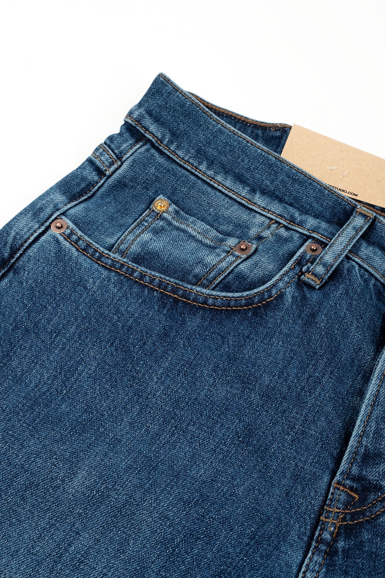 M2 Comfort Organic Indigo - Washed Blue