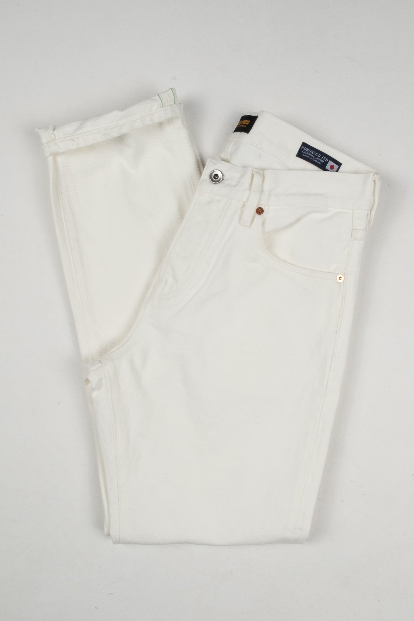 M5 Organic Ecru Selvedge - Stonewash