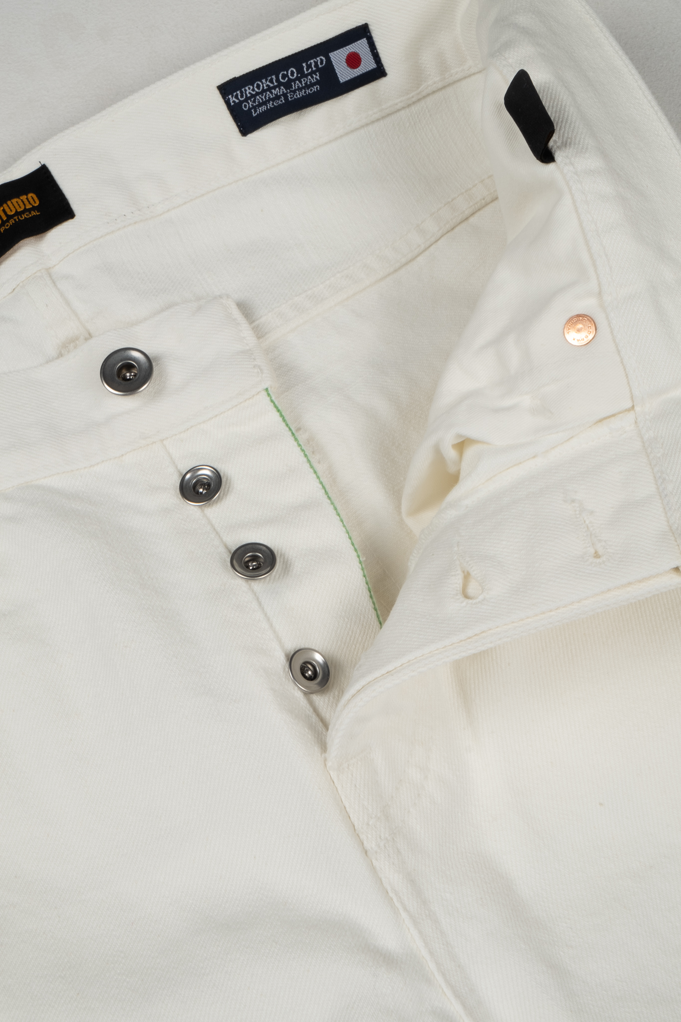 M5 Organic Ecru Selvedge - Stonewash