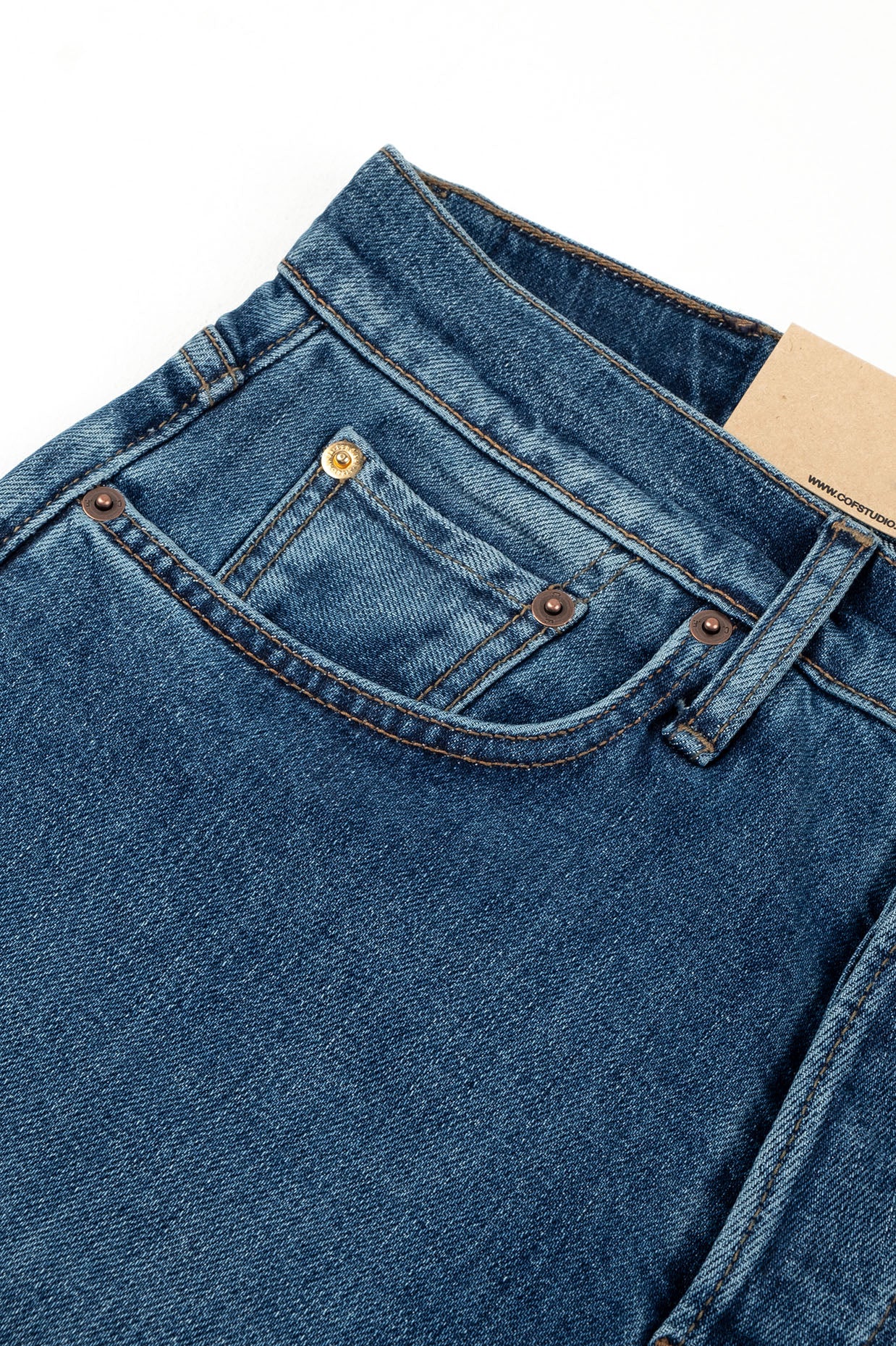 M7 Comfort Organic Indigo - Washed Blue