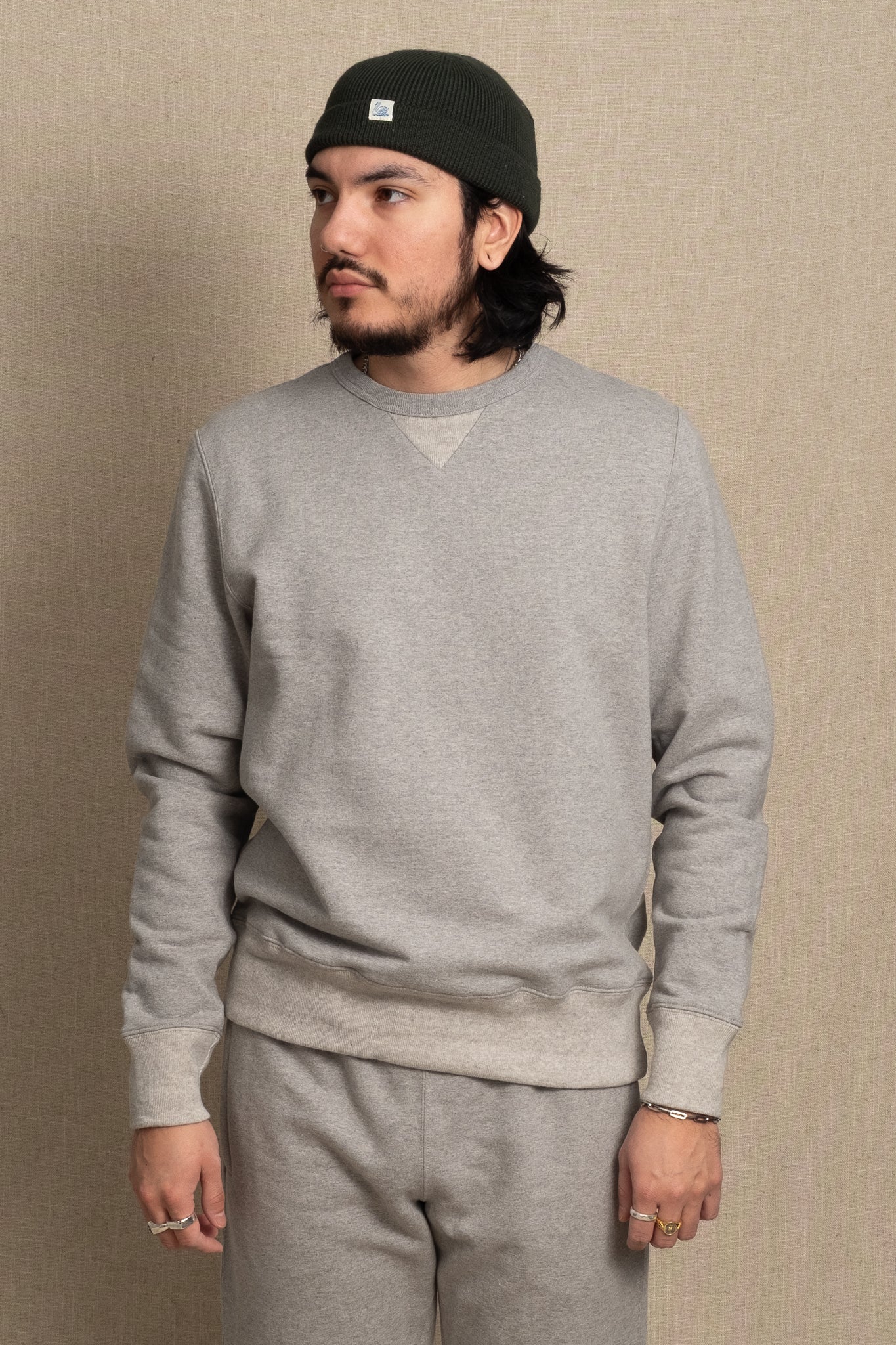 Good Originals 10oz Loopback Fleece - Grey Melange