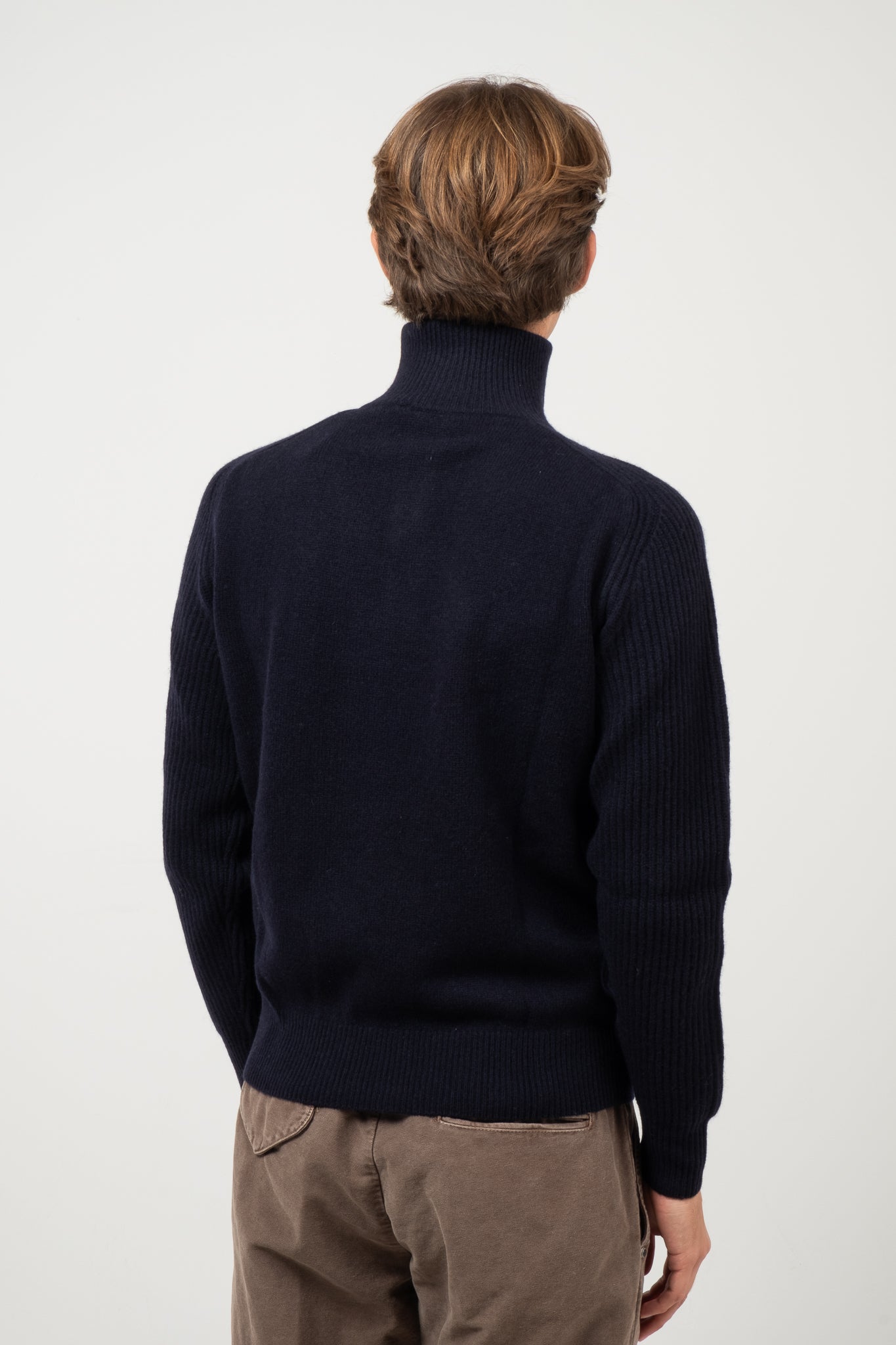 1/4 Zip Sweater - Navy