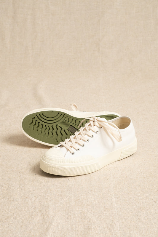 2432 Works Low Cut Canvas - White