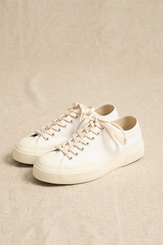 2432 Works Low Cut Canvas - White