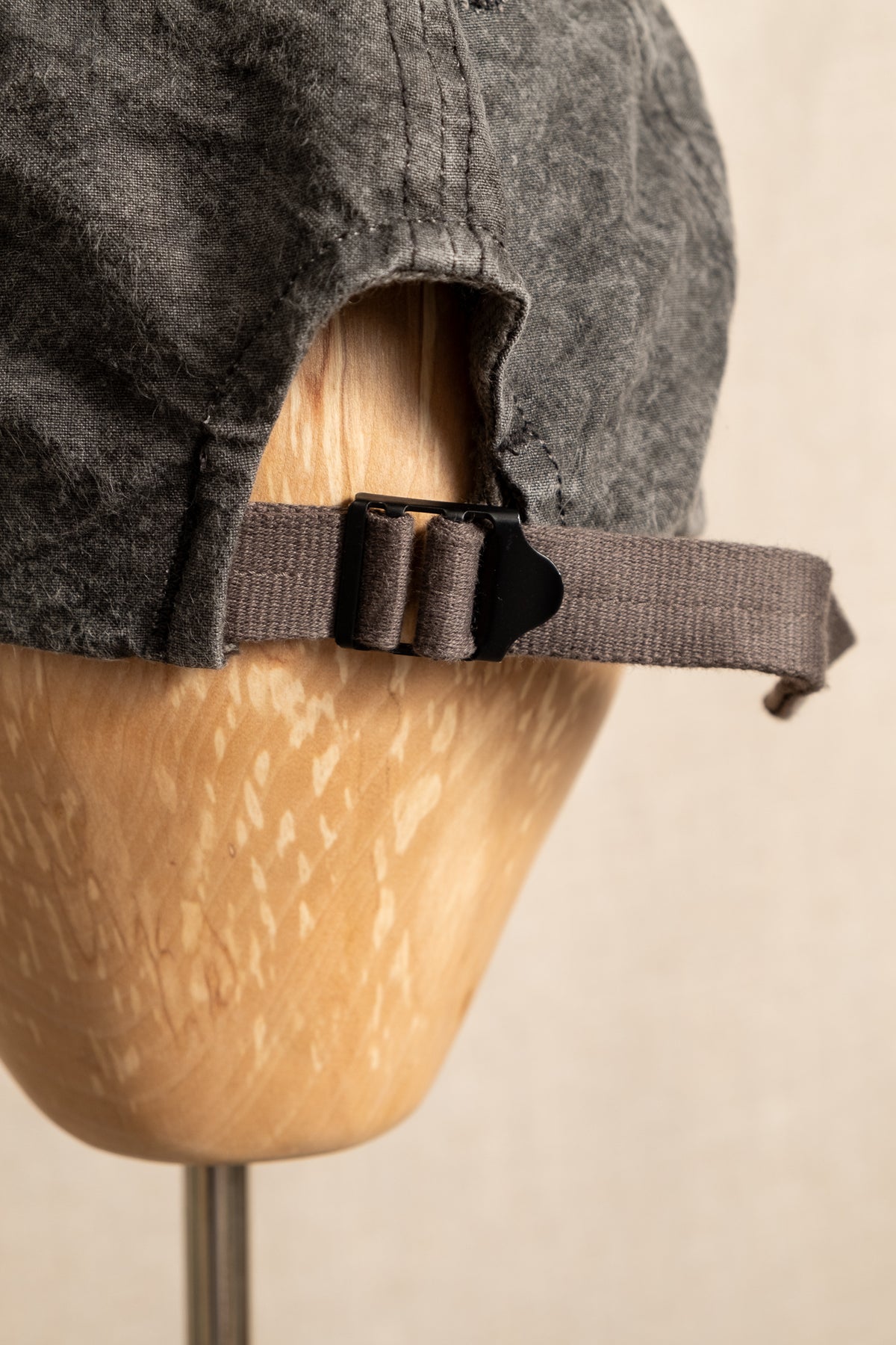 6-Panel Natural Dyed Canvas  - Sumi Black