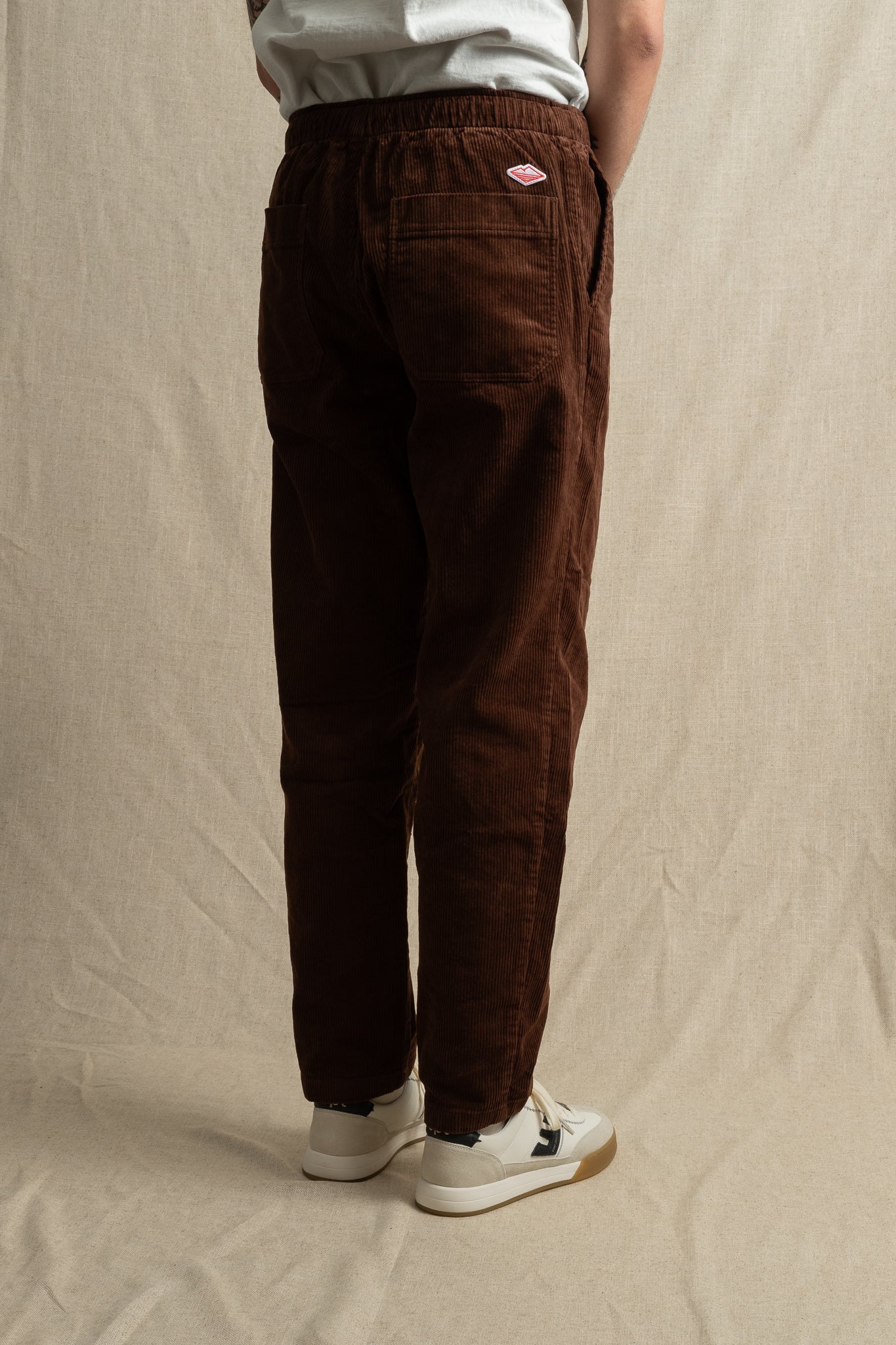 Active lazy Pants 8 Wale Corduroy - Brown