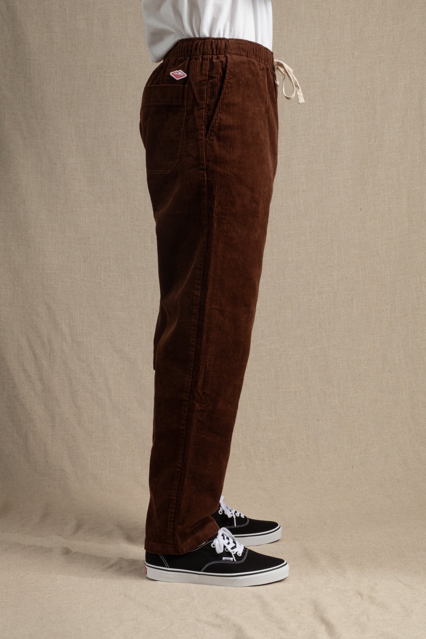 Active lazy Pants 8 Wale Corduroy - Brown