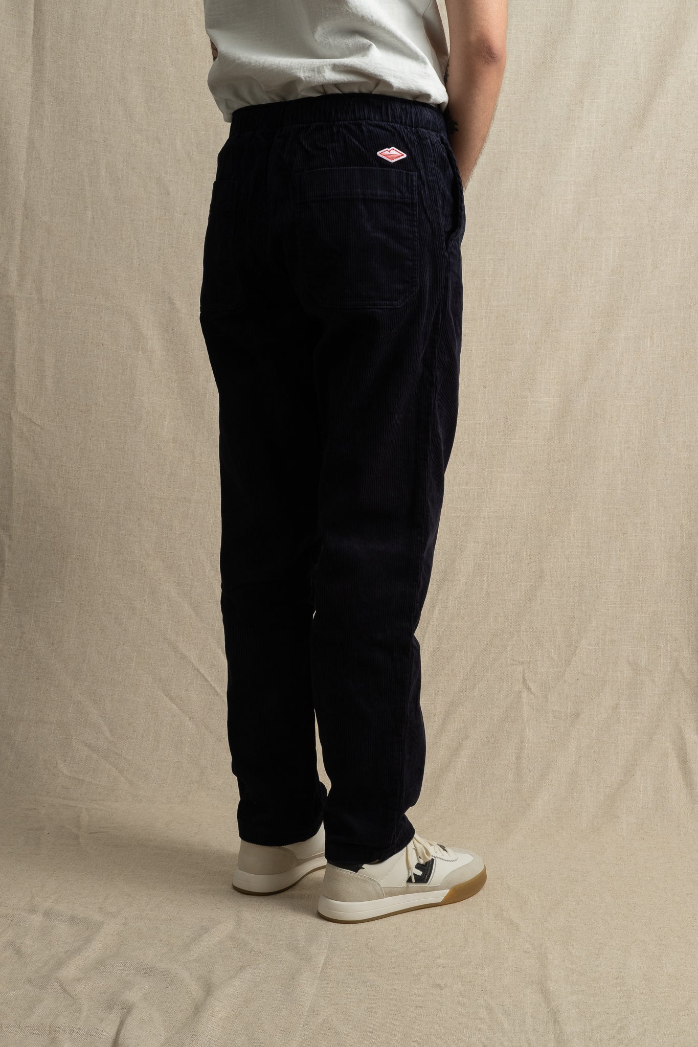Active lazy Pants 8 Wale Corduroy - Navy