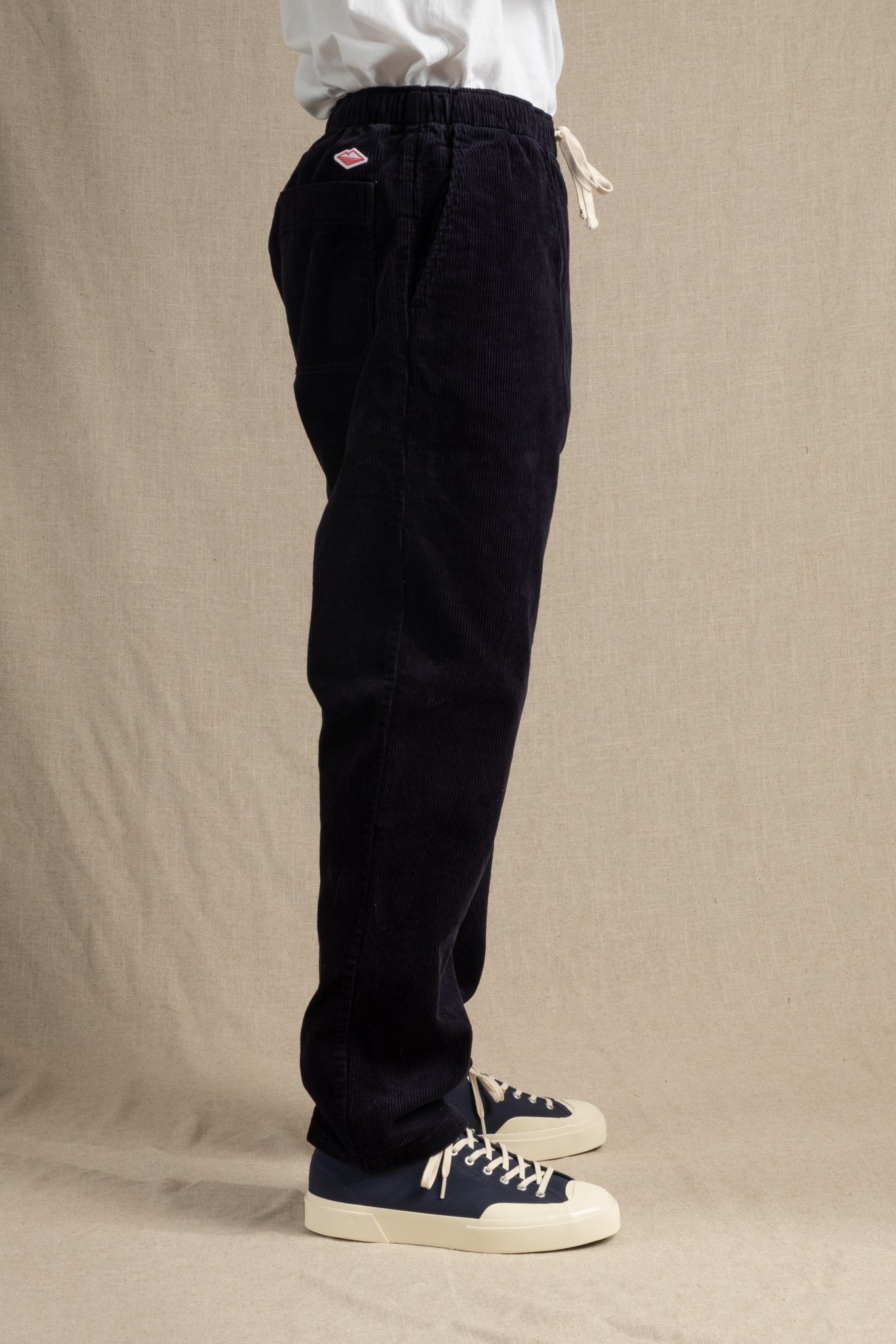 Active lazy Pants 8 Wale Corduroy - Navy