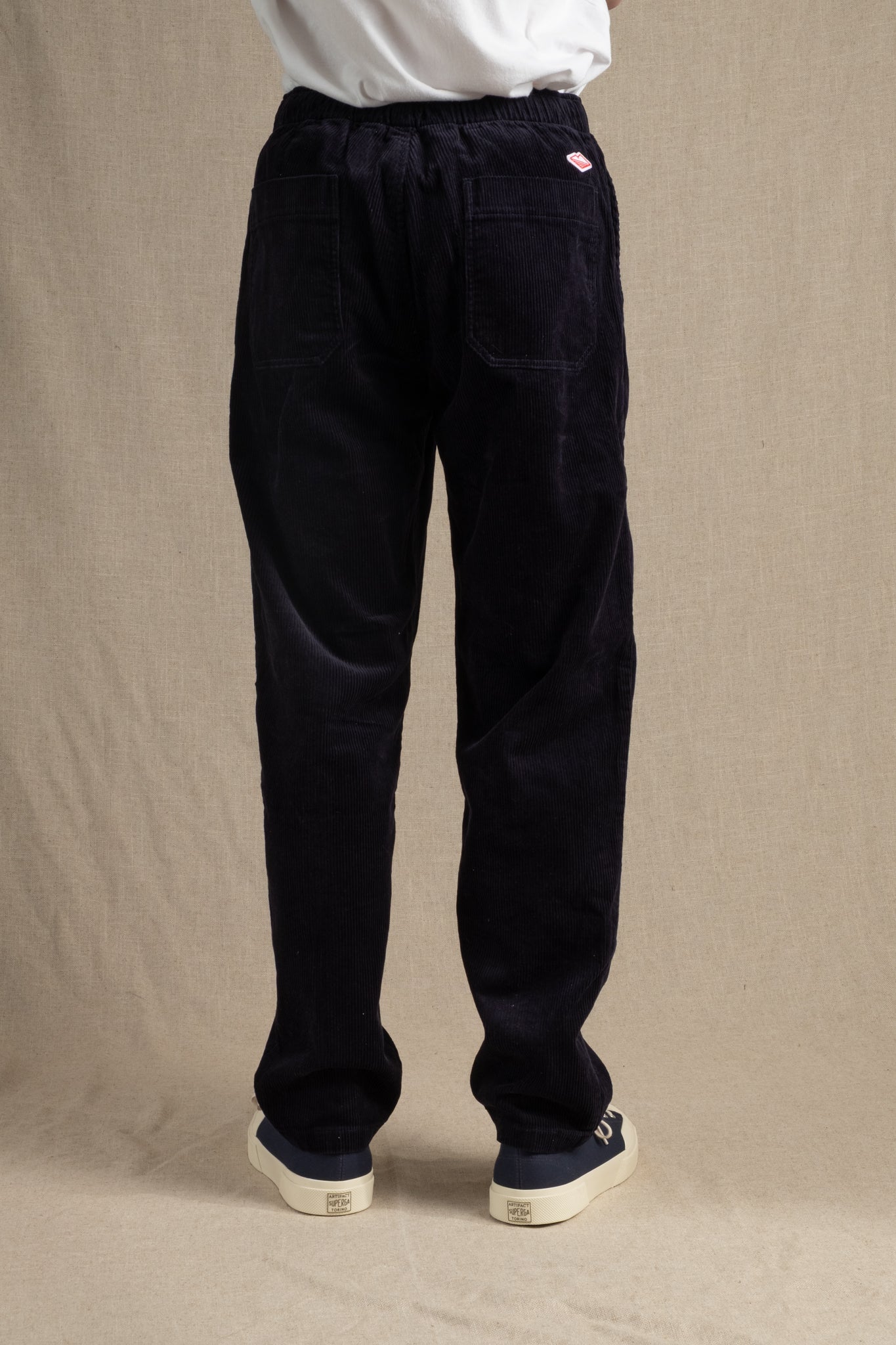 Active lazy Pants 8 Wale Corduroy - Navy