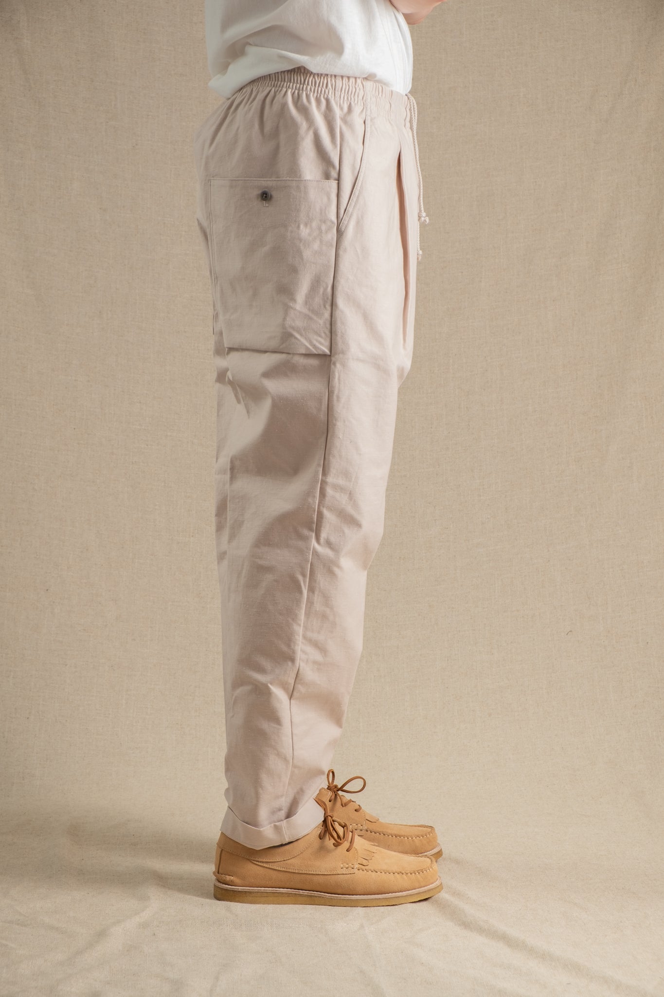 Back Nep Umpire Pants - Rosin White