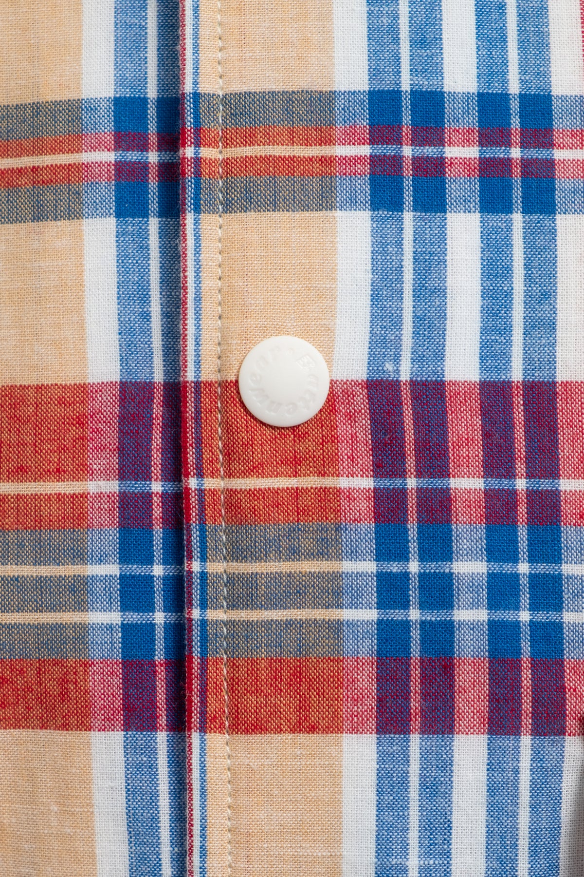 Beach Breaker Madras Check - White x Red
