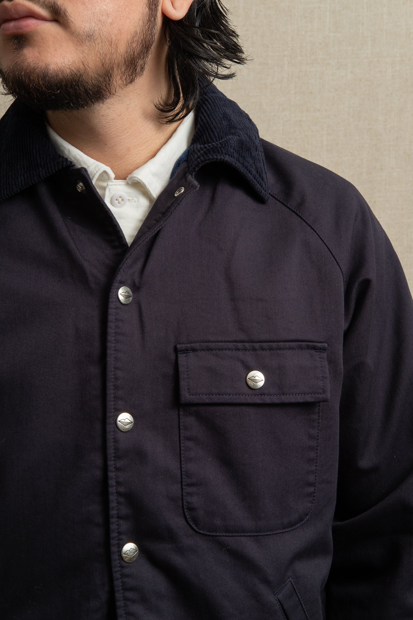 Beach Breaker Military Back Sateen - Navy