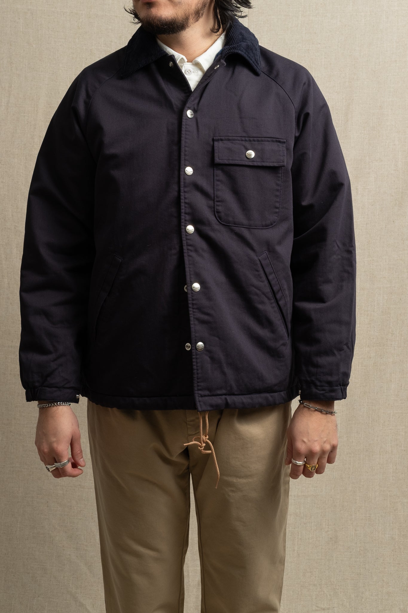 Beach Breaker Military Back Sateen - Navy