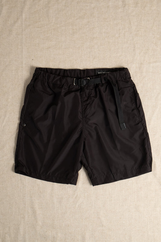 Belted Swim Shorts - Black