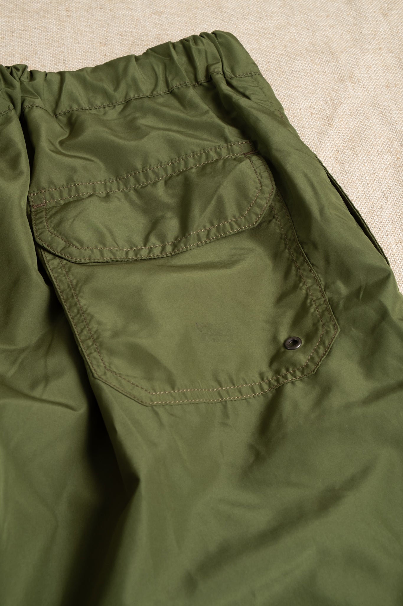 Belted Swim Shorts - Green