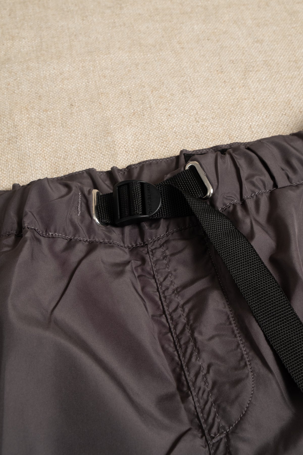 Belted Swim Shorts - Steel Grey