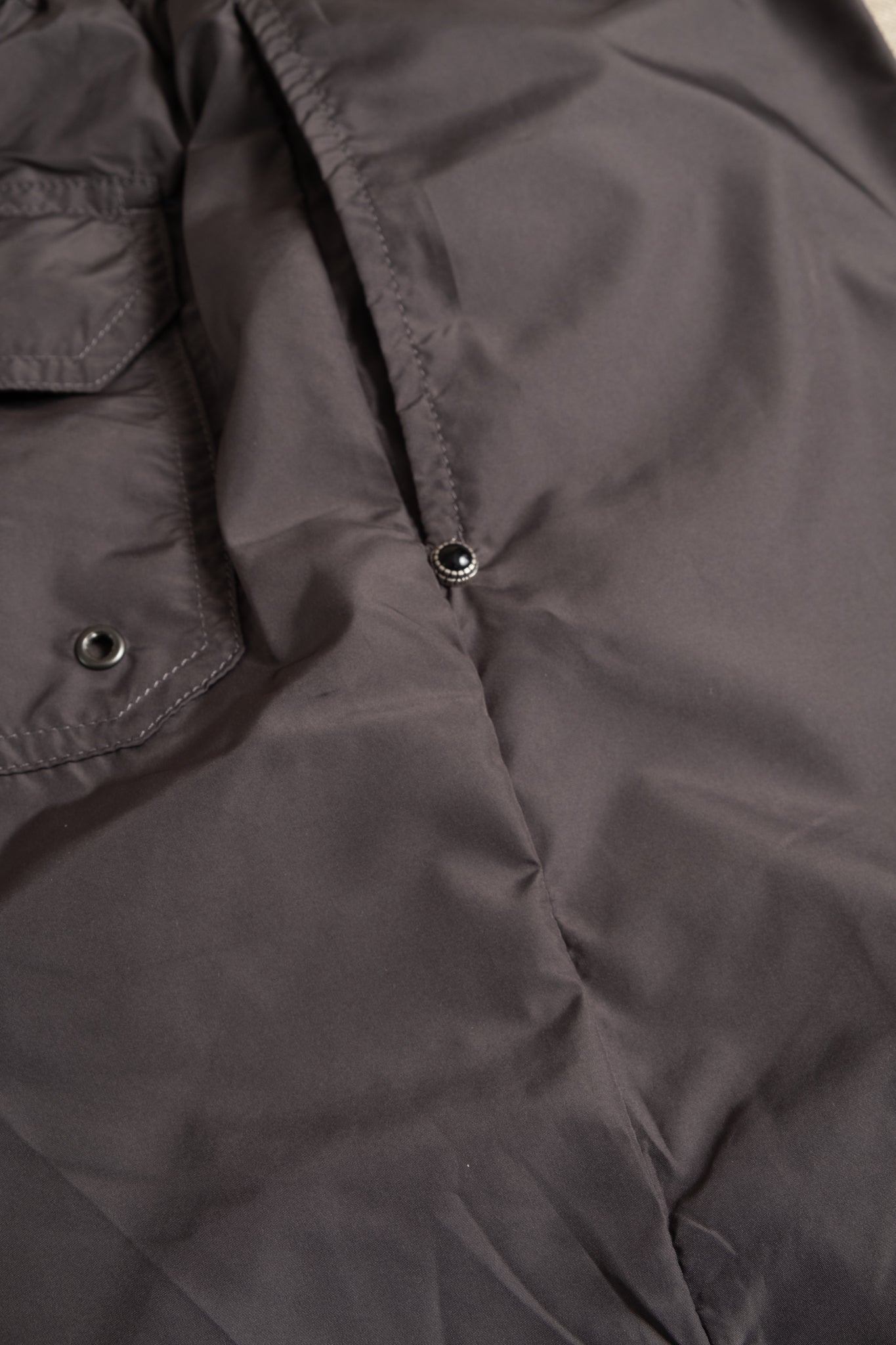 Belted Swim Shorts - Steel Grey