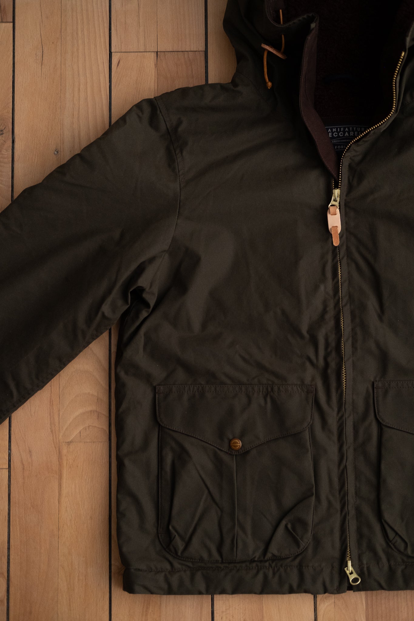 Blazer Coat Dry Waxed - Chocolate