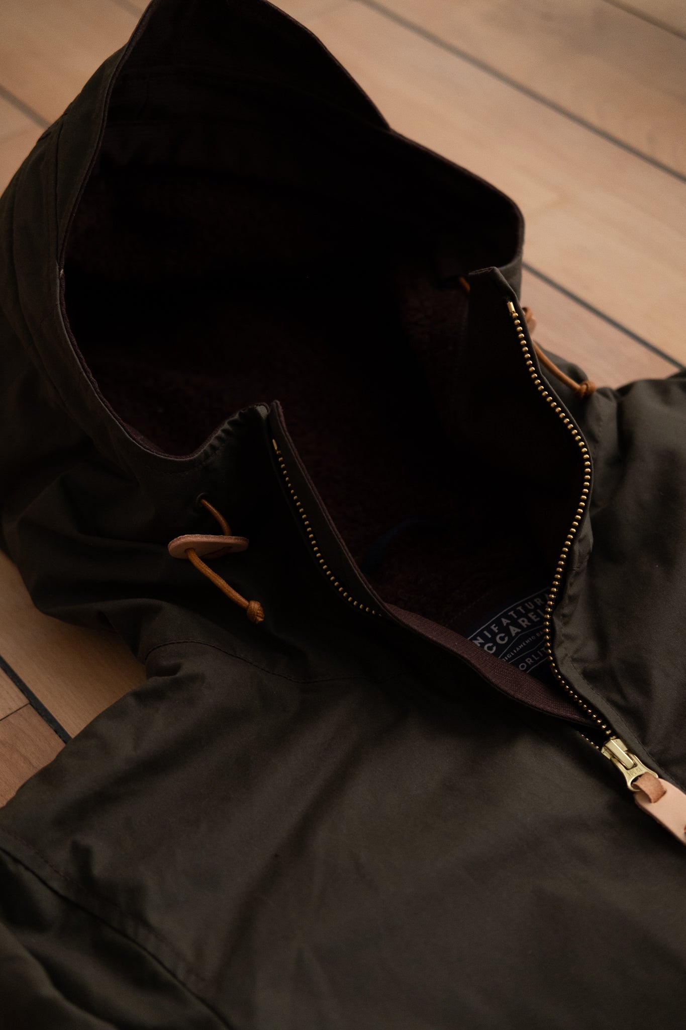 Blazer Coat Dry Waxed - Chocolate